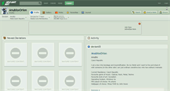 Desktop Screenshot of anubisxorion.deviantart.com