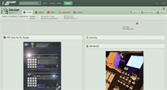 Desktop Screenshot of dizntart.deviantart.com