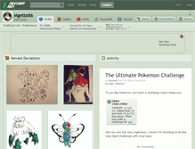 Tablet Screenshot of mgette86.deviantart.com