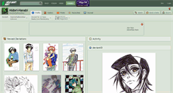 Desktop Screenshot of midori-hanabi.deviantart.com