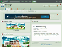 Tablet Screenshot of aboutdisgirl.deviantart.com