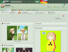 Tablet Screenshot of heyann.deviantart.com