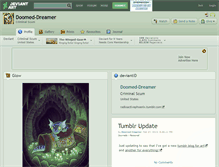 Tablet Screenshot of doomed-dreamer.deviantart.com