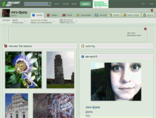 Tablet Screenshot of mrs-dyess.deviantart.com