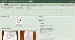Desktop Screenshot of jadzie.deviantart.com