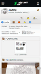 Mobile Screenshot of jadzie.deviantart.com