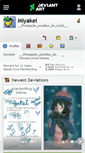 Mobile Screenshot of miyakei.deviantart.com