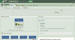 Desktop Screenshot of darkobra.deviantart.com