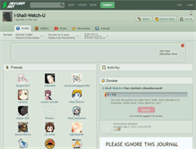 Tablet Screenshot of i-shall-watch-u.deviantart.com