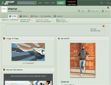 Tablet Screenshot of eharrye.deviantart.com