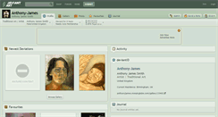 Desktop Screenshot of anthony-james.deviantart.com