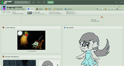 Desktop Screenshot of dragongirl19282.deviantart.com