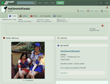 Tablet Screenshot of hotgimmickfanatic.deviantart.com