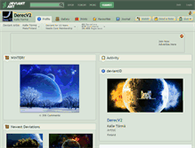 Tablet Screenshot of derecv2.deviantart.com
