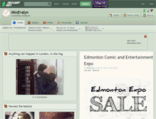 Tablet Screenshot of missevalyn.deviantart.com