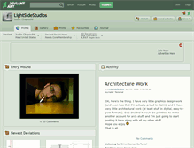 Tablet Screenshot of lightsidestudios.deviantart.com