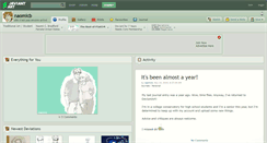 Desktop Screenshot of naomicb.deviantart.com