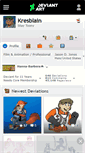 Mobile Screenshot of kresblain.deviantart.com