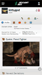 Mobile Screenshot of kirbygod.deviantart.com