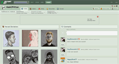 Desktop Screenshot of maskofvirtue.deviantart.com