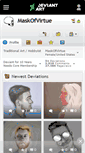 Mobile Screenshot of maskofvirtue.deviantart.com