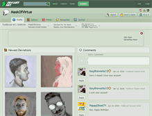 Tablet Screenshot of maskofvirtue.deviantart.com