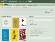 Tablet Screenshot of horibot.deviantart.com