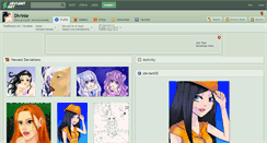 Desktop Screenshot of divinie.deviantart.com