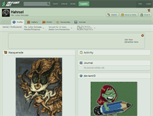 Tablet Screenshot of hahnsel.deviantart.com