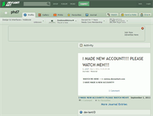 Tablet Screenshot of phd7.deviantart.com