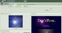 Desktop Screenshot of musicallyut.deviantart.com