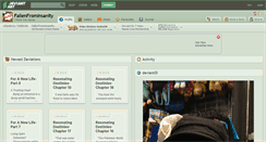 Desktop Screenshot of fallenfrominsanity.deviantart.com