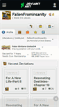 Mobile Screenshot of fallenfrominsanity.deviantart.com