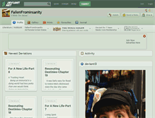 Tablet Screenshot of fallenfrominsanity.deviantart.com