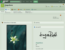 Tablet Screenshot of dragonrune.deviantart.com