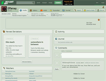 Tablet Screenshot of effamay.deviantart.com