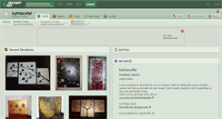 Desktop Screenshot of kymtacullar.deviantart.com
