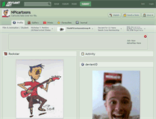 Tablet Screenshot of npicartoons.deviantart.com