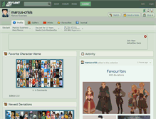 Tablet Screenshot of marcus-crisis.deviantart.com