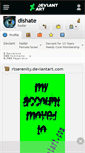 Mobile Screenshot of dishate.deviantart.com