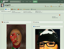 Tablet Screenshot of nezgal93.deviantart.com