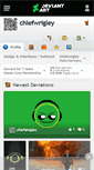 Mobile Screenshot of chiefwrigley.deviantart.com