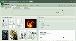 Desktop Screenshot of jackclub.deviantart.com
