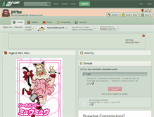 Tablet Screenshot of jhytse.deviantart.com