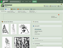 Tablet Screenshot of elixirplease.deviantart.com