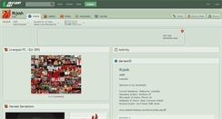 Desktop Screenshot of lfcjosh.deviantart.com