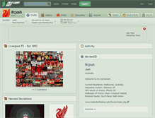 Tablet Screenshot of lfcjosh.deviantart.com