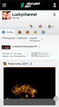 Mobile Screenshot of luckychannel.deviantart.com