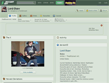 Tablet Screenshot of lord-shaw.deviantart.com