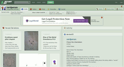 Desktop Screenshot of nerdperson.deviantart.com
